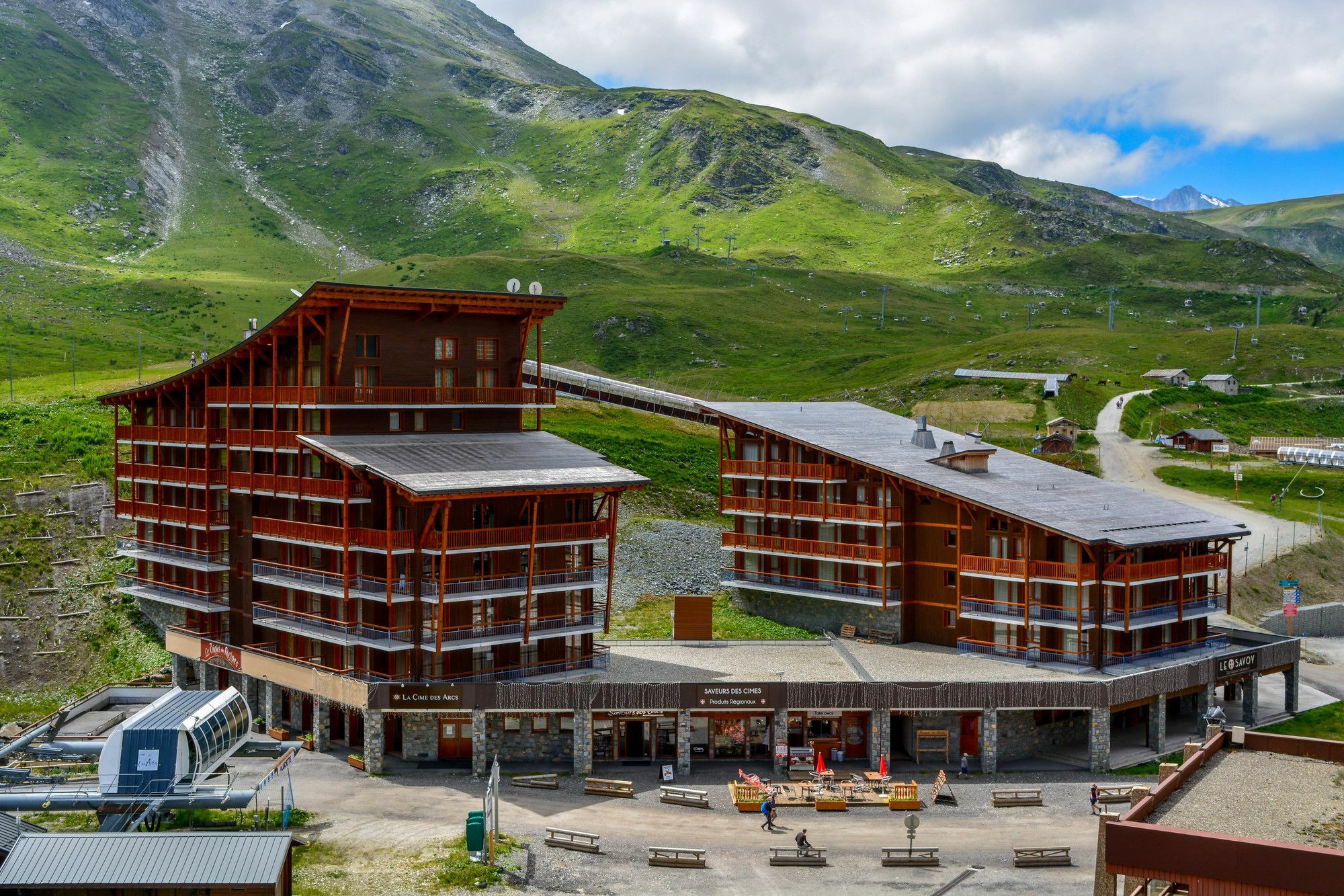 Chalet Des Neiges : La Cime Des Arcs Les Arcs  Exteriör bild