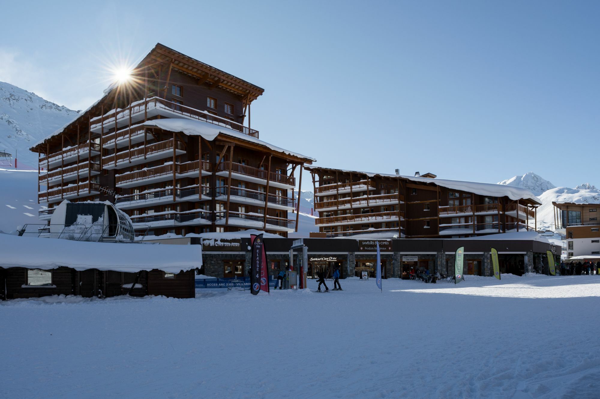 Chalet Des Neiges : La Cime Des Arcs Les Arcs  Exteriör bild